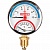 Термоманометр радиальн. в компл. с автом. запорн. клап.(10бар/120) Dn80мм 1/2"ROMMER RIM-0006-801015